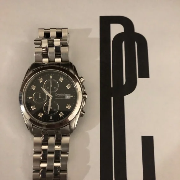 Caravelle by Bulova Men's Diamond Watch - Picture 2 of 9